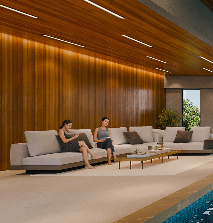 Entertainment lounge